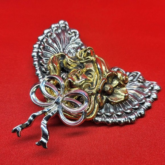 Jane Angel Pin Brooch Signed - Picture 7 of 12